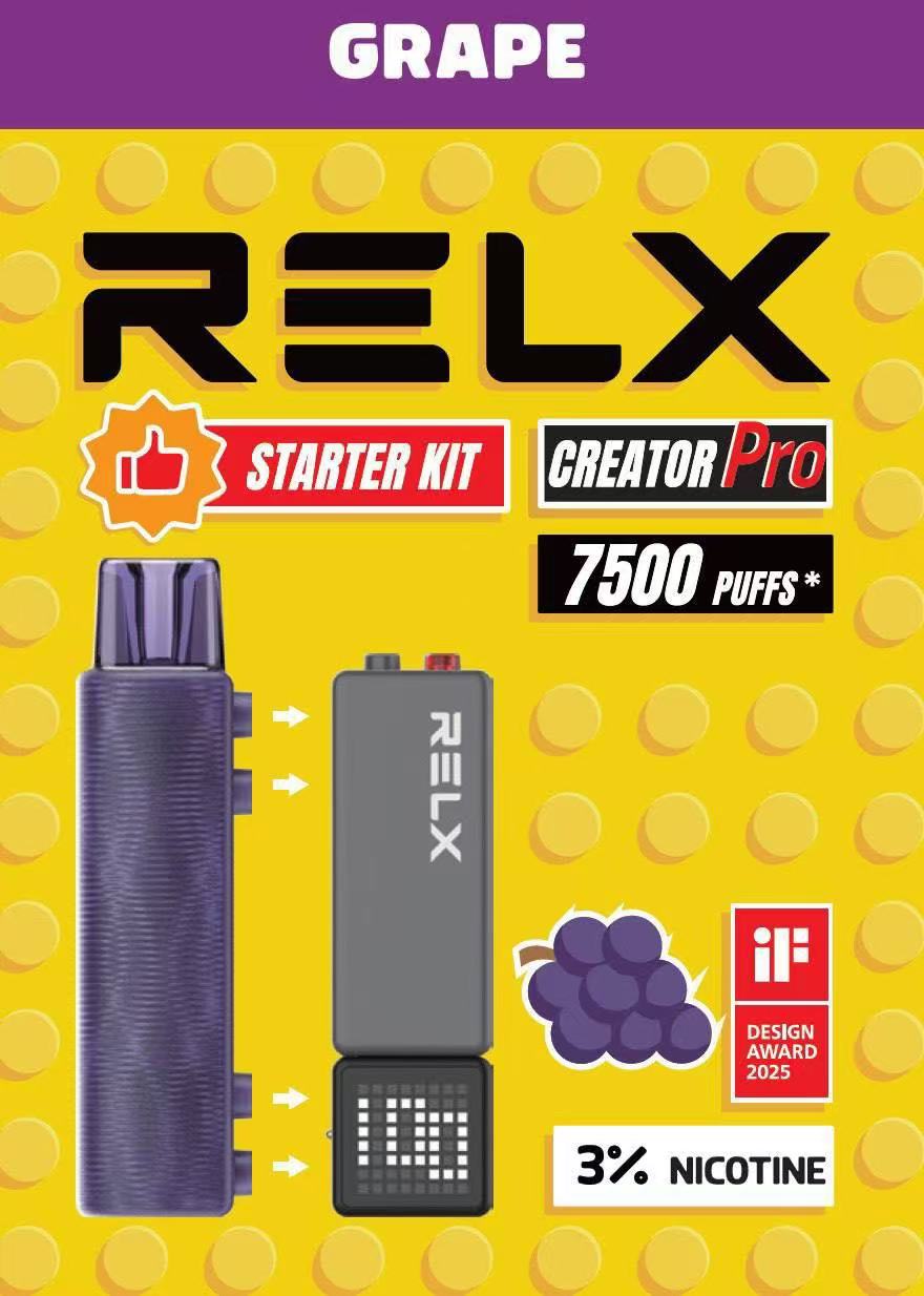 RELX 悅刻套裝｜主機+煙彈組合｜7000口一次性電子煙｜便攜式高續航電子煙設備-台灣現貨