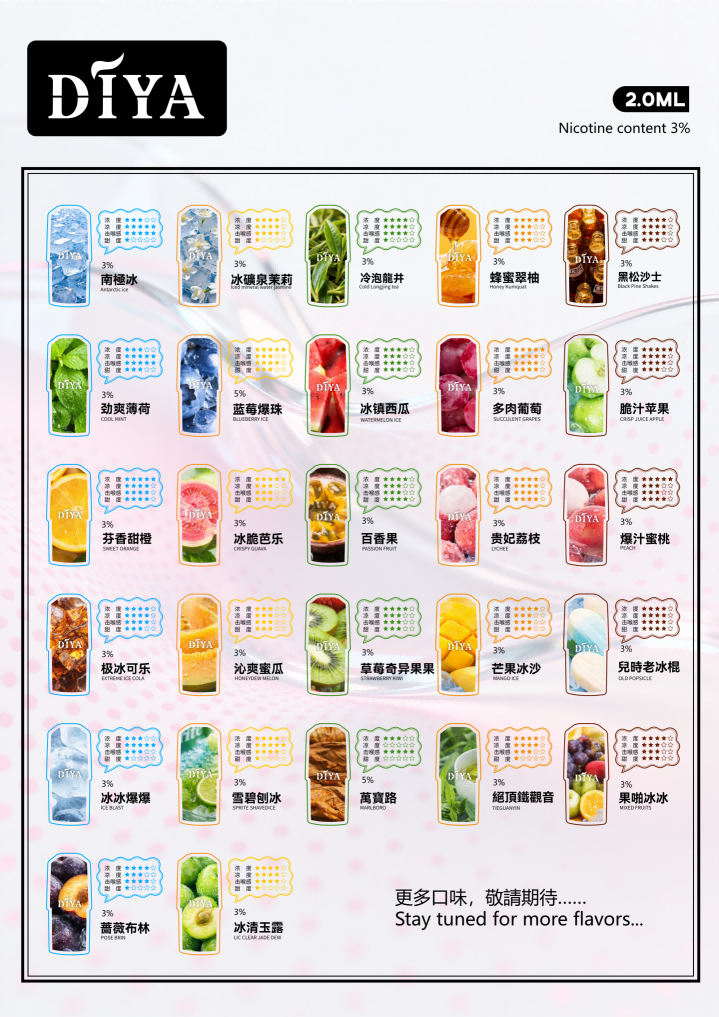 DIYA 叮啞煙彈｜一代通用霧化彈｜多口味替換煙彈｜適配 RELX 悅刻一代／LANA／SP2S 主機-台灣現貨 圖片 2