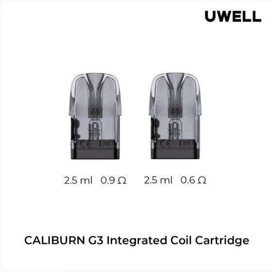 Uwell Caliburn G3 咖哩棒原廠空煙彈｜Caliburn G3 空倉煙彈｜一盒4顆｜替換式空煙彈-台灣現貨 圖片 3