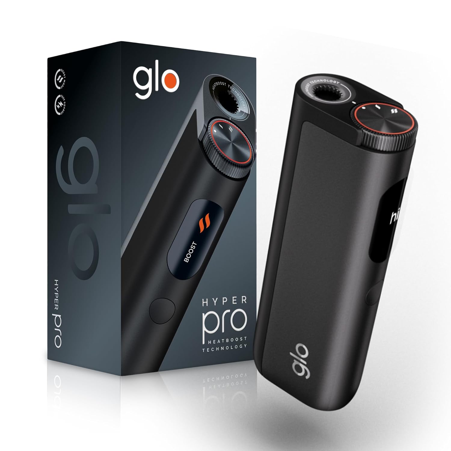 Glo Hyper Pro 加熱煙主機｜官方正品・顯示螢幕＋加速模式｜日本熱銷加熱菸主機（適用七星MEVIUS、駱駝CAMEL、EVO 系列加熱煙彈)-台灣現貨 圖片 4