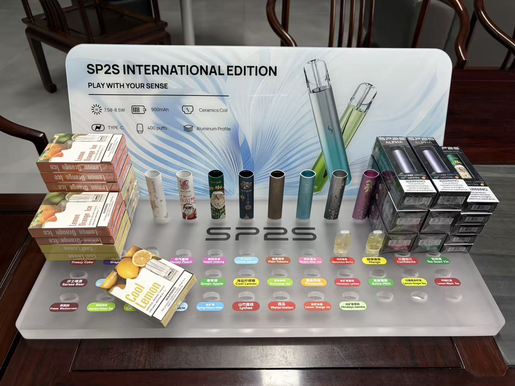 SP2S 聖誕限定款國際升級版主機｜一代通用電子煙主機｜Type-C快充｜雙模式輸出｜LED炫彩燈效-台灣現貨 圖片 4