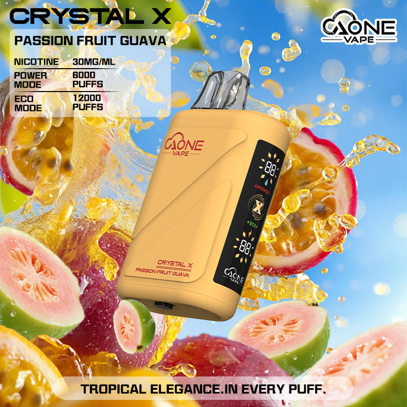 AONE Crystal X 水晶2代 12000口｜雙芯霧化透明水晶外殼-台灣現貨 圖片 4
