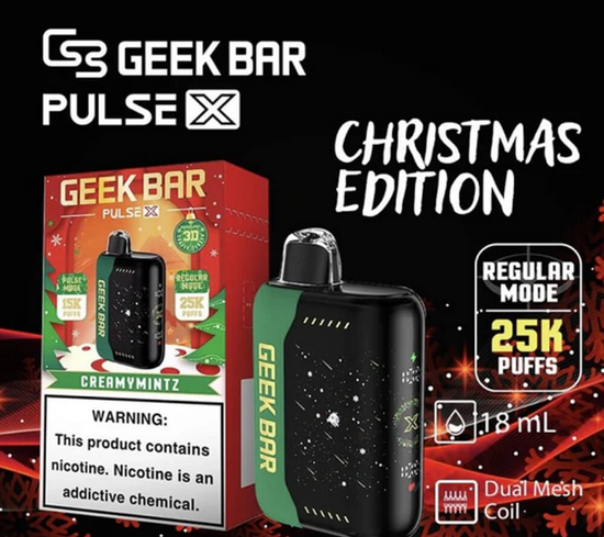 GEEK BAR PULSE X 25000口拋棄式電子煙｜雙網芯霧化技術｜3D曲面智慧螢幕長效電子煙主機-台灣現貨 圖片 4