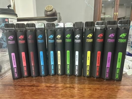SALT SHAQ 鯊克 7000口一次性電子煙｜小黑條拋棄式電子煙Vape-台灣現貨 圖片 3