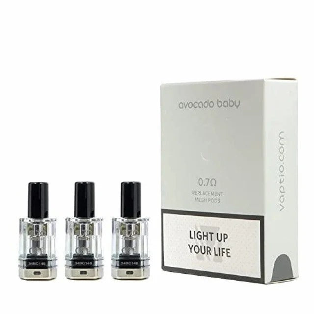 VAPTIO Avocado Baby 酪梨寶寶空煙彈/替換倉 一盒/3顆-台灣現貨 圖片 2