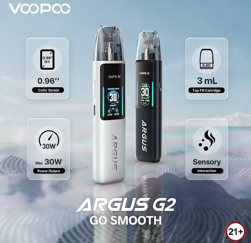 VOOPOO ARGUS G2 智慧調節注油主機 30W｜GENE.AI 晶片｜1000mAh 長效電池｜可調氣流 Pod 系統-台灣現貨 圖片 4