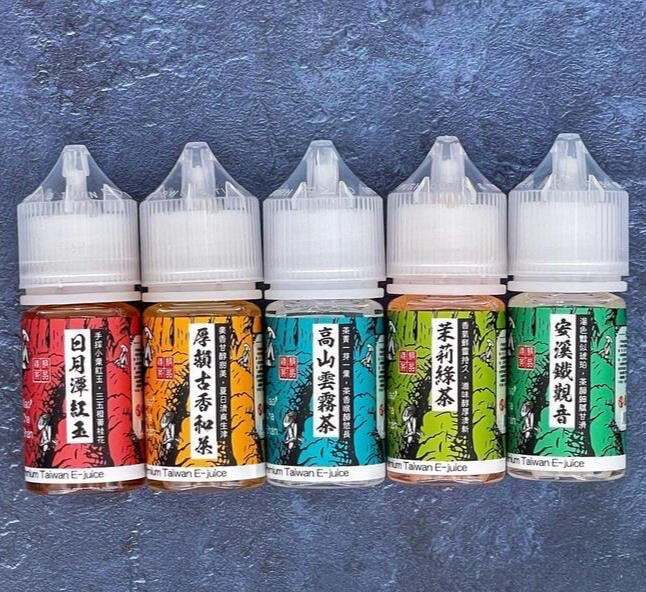 小茶山煙油 30ML｜台灣茶香電子煙油｜30MG 鹽尼古丁｜高山茶・烏龍茶・綠茶系列-台灣現貨 圖片 3