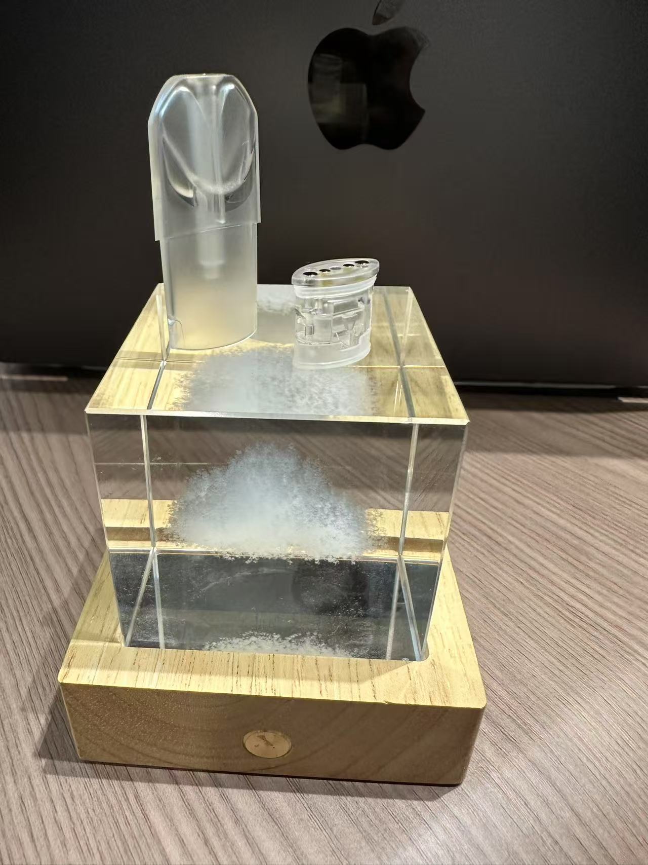 【Sp2空弹】磨砂款白色底座陶瓷芯，U型煙彈殼，不漏油，廢油，（正品保證）一代通用分離式空倉-台灣現貨