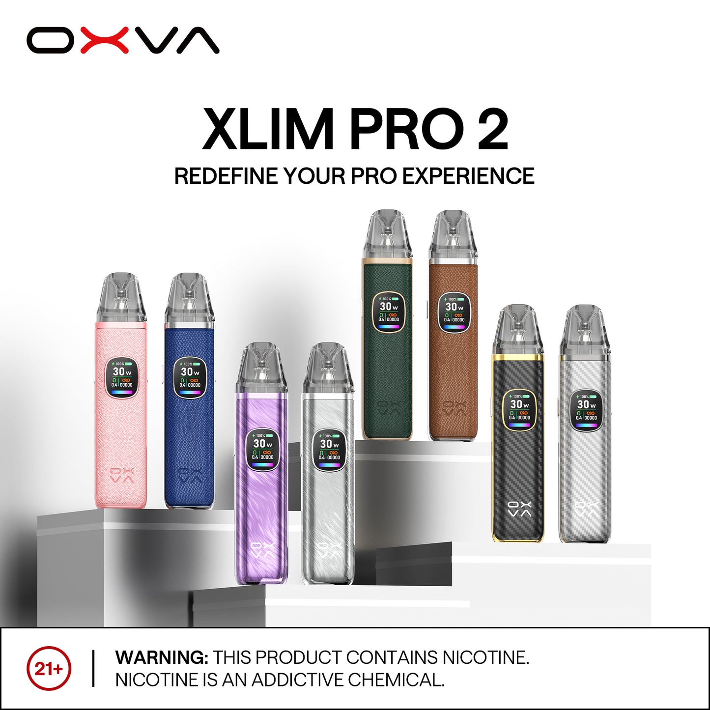 OXVA XLIM PRO 2 小蠻牛 PRO 二代｜30W 智慧調節・彩色螢幕・高續航換彈式主機-台灣現貨 圖片 2