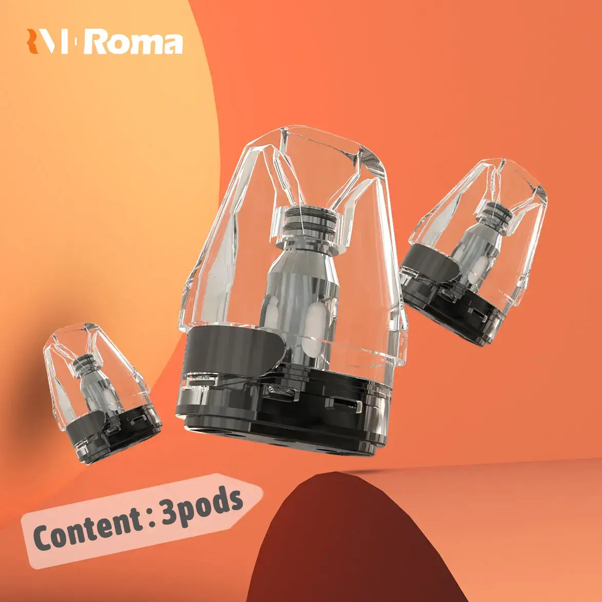 ROMA 羅馬 R1 空倉｜通用 OXVA 小蠻牛｜3 入組・2ML-台灣現貨 圖片 3
