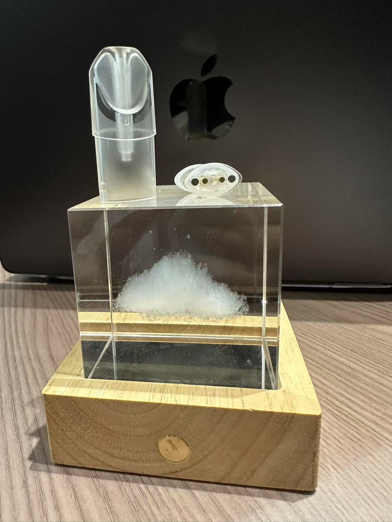 【Sp2空弹】磨砂款白色底座陶瓷芯，U型煙彈殼，不漏油，廢油，（正品保證）一代通用分離式空倉-台灣現貨 圖片 3