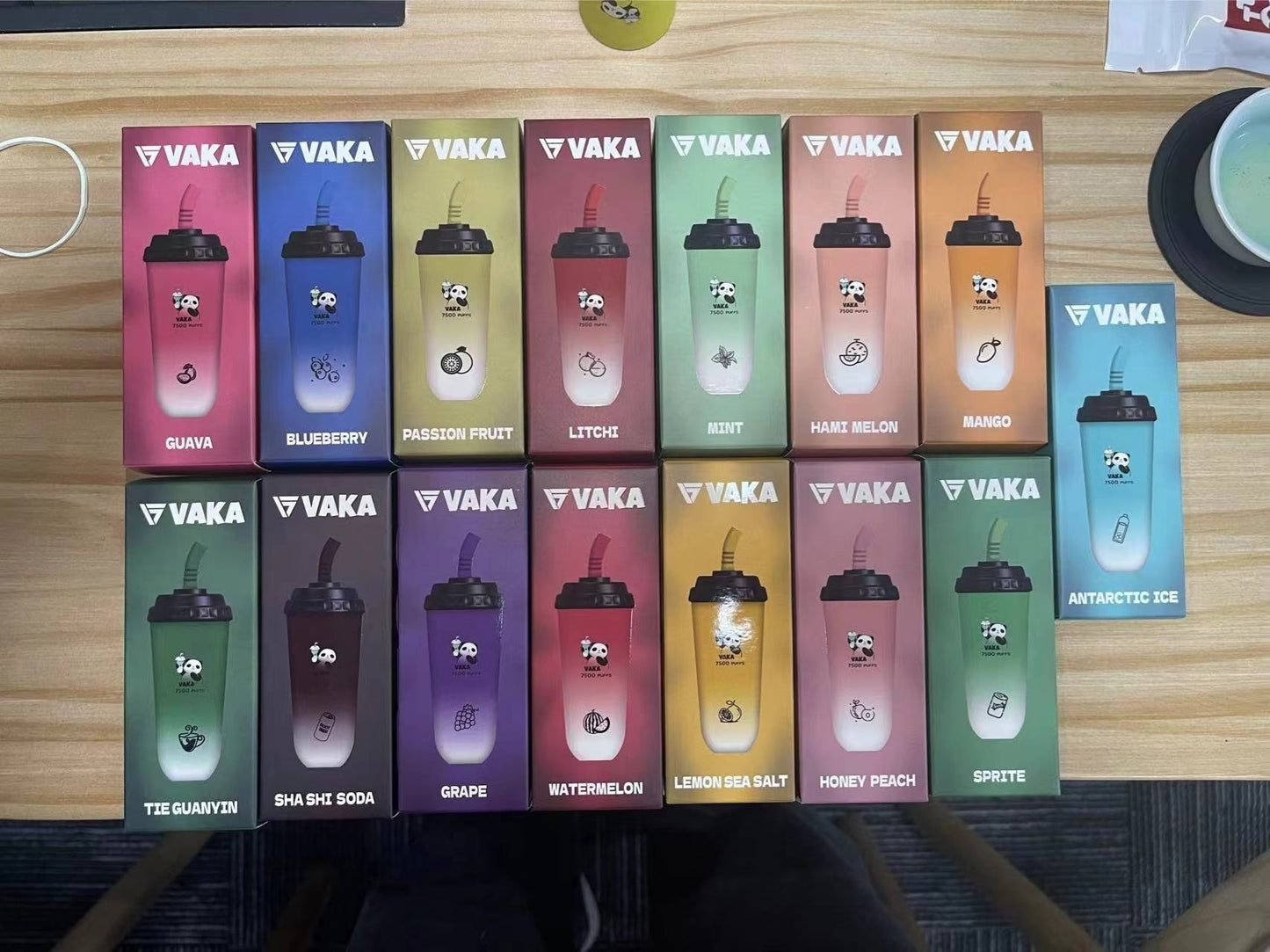 VAKA 奶茶杯 7500口 PUFFS 一次性電子煙｜VAKA Disposable Vape｜奶茶造型設計｜水果冰感口味拋棄式電子煙-台灣現貨 圖片 2