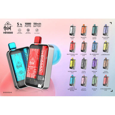 HEBAT 喜貝 10000口拋棄式電子煙｜超長續航大容量一次性電子菸｜多款冰感水果口味選擇-台灣現貨 圖片 3