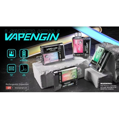 VAPENGIN 冥王星 PLUTO 7500口拋棄式電子煙｜可充電設計｜智慧顯示螢幕｜高容量一次性主機-台灣現貨 圖片 4